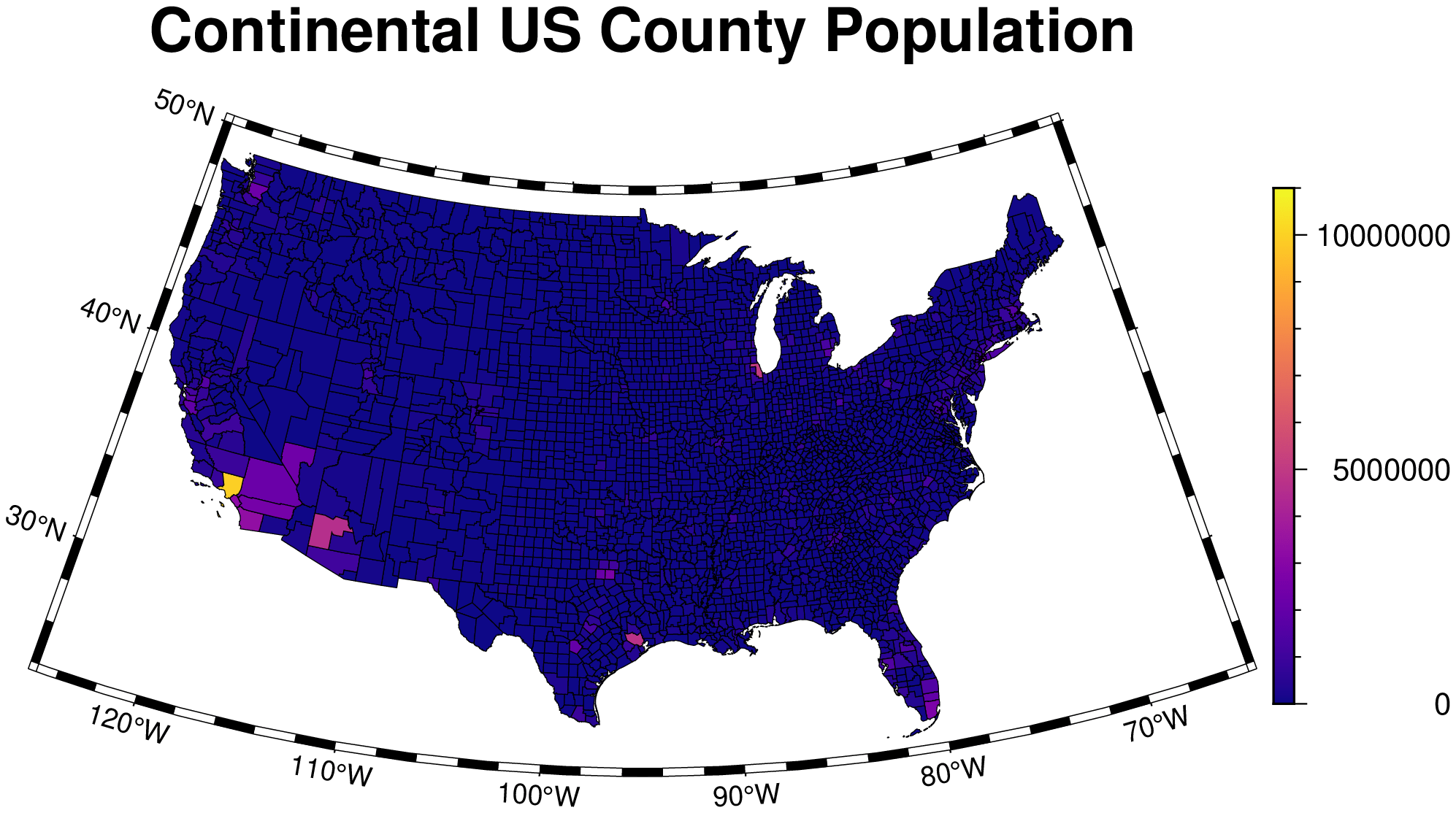 Continental Population